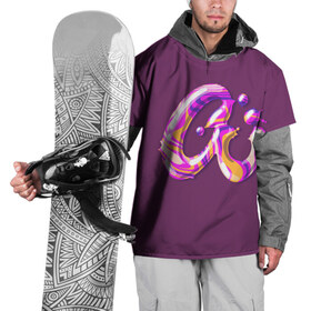 Накидка на куртку 3D с принтом Леттеринг, карамельная буква А в Тюмени, 100% полиэстер |  | Тематика изображения на принте: 
