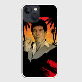 Чехол для iPhone 13 mini с принтом Лицо со шрамом в Тюмени,  |  | al pacino | antonio montana | scarface | аль пачино | брайан де пальма | лицо со шрамом | майами | мишель пфайффер | тони монтана | фильм | фильмы