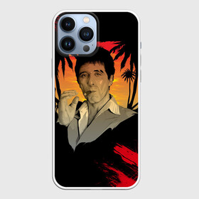 Чехол для iPhone 13 Pro Max с принтом Лицо со шрамом в Тюмени,  |  | al pacino | antonio montana | scarface | аль пачино | брайан де пальма | лицо со шрамом | майами | мишель пфайффер | тони монтана | фильм | фильмы