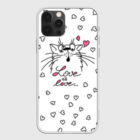 Чехол для iPhone 12 Pro Max с принтом Любовь - Кот в Тюмени, Силикон |  | Тематика изображения на принте: cat | love | котики | коты | кошки | любовь | сердце