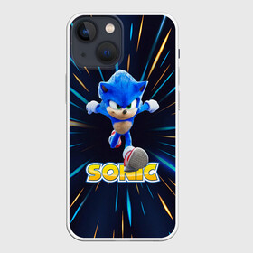 Чехол для iPhone 13 mini с принтом SONIC. в Тюмени,  |  | game | sega | sonic | sonic the hedgehog | видеоигра | доктор эггман | звуковой | игра | со скоростью звука | соник | соник в кино