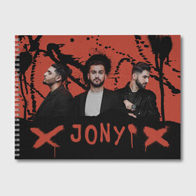 Альбом для рисования с принтом Jony в Тюмени, 100% бумага
 | матовая бумага, плотность 200 мг. | jony | pop | музыка | поп | русская музыка | ты беспощадна