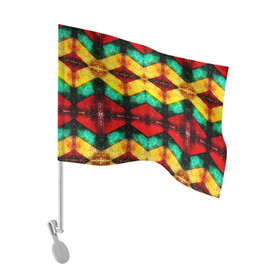 Флаг для автомобиля с принтом IRON MAN в Тюмени, 100% полиэстер | Размер: 30*21 см | 3d | абстракция | брызги | геометрия | градиент | красивое | краски | много цветов | неон | орнамент | переливание | прикольное | смешанные цвета | флюиды