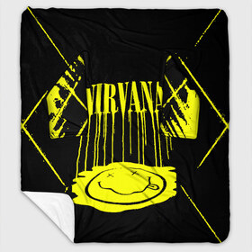 Плед с рукавами с принтом NIRVANA в Тюмени, 100% полиэстер | Закругленные углы, все края обработаны. Ткань не мнется и не растягивается. Размер 170*145 | dave grohl | dave grohl nirvana | geffen | krist novoselic | kurt cobain | kurt cobain nirvana | music | nirvana | nirvana dave grohl | nirvana remastered | nirvana remastered videos | remastered music videos | rock | smells like teen spirit