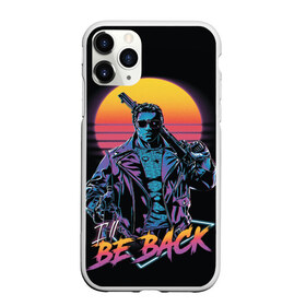 Чехол для iPhone 11 Pro матовый с принтом I WILL BE BACK | TERMINATOR в Тюмени, Силикон |  | arnold  schwarzenegger | retro | skynet | terminator | арнольд шварценеггер | восстание машин | генезис | ретро | сара коннор | старые фильмы | судный день | темные судьбы | терминатор