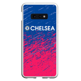 Чехол для Samsung S10E с принтом Chelsea \ Челси. в Тюмени, Силикон | Область печати: задняя сторона чехла, без боковых панелей | chelsea | fc | football | football club | sport | спорт | спортивные | униформа | фирменные цвета | фк | футбол | футбольный клуб | челси