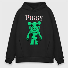 Мужское худи Oversize хлопок с принтом ROBLOX PIGGY DINO в Тюмени, френч-терри — 70% хлопок, 30% полиэстер. Мягкий теплый начес внутри —100% хлопок | боковые карманы, эластичные манжеты и нижняя кромка, капюшон на магнитной кнопке | Тематика изображения на принте: piggy | roblox | roblox games | roblox piggy | игра роблокс | пигги. | роблокс | роблокс пигги | робукс