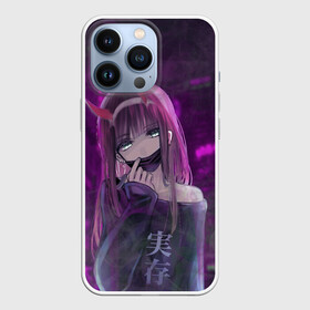 Чехол для iPhone 13 Pro с принтом Zero Two in mask в Тюмени,  |  | darling | darling in the franxx | zero two | в маске | вайфу | зеро ту | код 002 | любимый во франксе | франкс