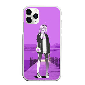 Чехол для iPhone 11 Pro матовый с принтом Zero Two в Тюмени, Силикон |  | darling | darling in the franxx | zero two | вайфу | зеро ту | код 002 | любимый во франксе | франкс