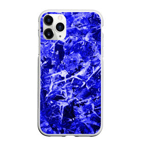 Чехол для iPhone 11 Pro Max матовый с принтом Dark Blue Gan в Тюмени, Силикон |  | abstraction | blue | frost | frozen | ice | shine | surface | texture | абстракция | блеск | замерзший | лед | мороз | поверхность | синий | текстура