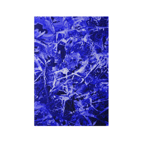 Обложка для паспорта матовая кожа с принтом Dark Blue Gan в Тюмени, натуральная матовая кожа | размер 19,3 х 13,7 см; прозрачные пластиковые крепления | Тематика изображения на принте: abstraction | blue | frost | frozen | ice | shine | surface | texture | абстракция | блеск | замерзший | лед | мороз | поверхность | синий | текстура