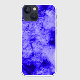 Чехол для iPhone 13 mini с принтом Ice в Тюмени,  |  | abstraction | blue | cracks | frozen | ice | lines | patterns | shapes | texture | абстракция | замерзший | лед | линии | синий | текстура | трещины | узоры | формы