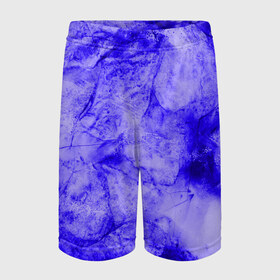 Детские спортивные шорты 3D с принтом Ice-$$$ в Тюмени,  100% полиэстер
 | пояс оформлен широкой мягкой резинкой, ткань тянется
 | abstraction | blue | cracks | frozen | ice | lines | patterns | shapes | texture | абстракция | замерзший | лед | линии | синий | текстура | трещины | узоры | формы