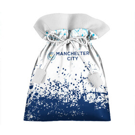 Подарочный 3D мешок с принтом Manchester City. в Тюмени, 100% полиэстер | Размер: 29*39 см | fc | football | football club | manchester city | sport | манчестер сити | спорт | спортивные | униформа | фирменные цвета | фк | футбол | футбольный клуб