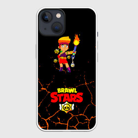 Чехол для iPhone 13 с принтом Brawl Stars Amber в Тюмени,  |  | amber | crow | leon | logo game | nita | sandy | spike | surge | амбер | бравл старс | бравлер | браво | герои | девочкам | детям | легендарный | леон | логотипы игр | мальчикам | огненный | огонь | пламя | сенди | спраут | чер