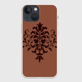 Чехол для iPhone 13 mini с принтом Симметричный узор в Тюмени,  |  | античный узор | красивый узор | лепестки | симметричный узор | симметрия. | узоры