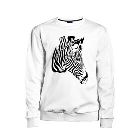 Детский свитшот 3D с принтом Zebra в Тюмени, 100% полиэстер | свободная посадка, прямой крой, мягкая тканевая резинка на рукавах и понизу свитшота | Тематика изображения на принте: africa | black | savanna | stripe | white | zebra | африка | белый | зебра | полоска | саванна | черный
