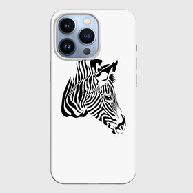 Чехол для iPhone 13 Pro с принтом Zebra в Тюмени,  |  | africa | black | savanna | stripe | white | zebra | африка | белый | зебра | полоска | саванна | черный