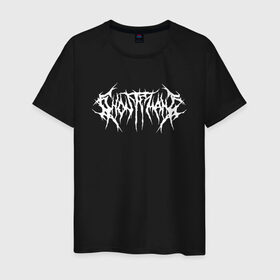 Мужская футболка хлопок с принтом GHOSTEMANE (НА СПИНЕ) в Тюмени, 100% хлопок | прямой крой, круглый вырез горловины, длина до линии бедер, слегка спущенное плечо. | 