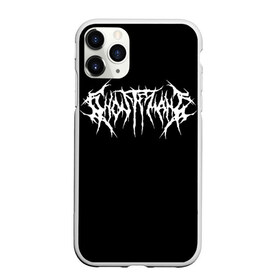 Чехол для iPhone 11 Pro матовый с принтом GHOSTEMANE (НА СПИНЕ) в Тюмени, Силикон |  | Тематика изображения на принте: america | eric whitney | ghostemane | trash | usa | америка | сша | треш