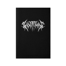 Обложка для паспорта матовая кожа с принтом GHOSTEMANE (НА СПИНЕ) в Тюмени, натуральная матовая кожа | размер 19,3 х 13,7 см; прозрачные пластиковые крепления | america | eric whitney | ghostemane | trash | usa | америка | сша | треш