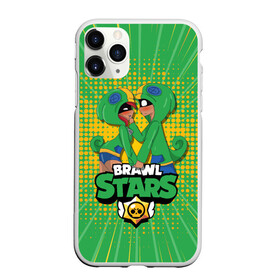 Чехол для iPhone 11 Pro матовый с принтом BRAWL STARS в Тюмени, Силикон |  | brawl stars | games | leon | бравл старс | браул старс | игры | леон