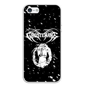 Чехол для iPhone 5/5S матовый с принтом GHOSTEMANE в Тюмени, Силикон | Область печати: задняя сторона чехла, без боковых панелей | 1930 | blackmage | flesh | ghost | ghoste | ghostemane | ghostman | ghostmane | hexada | kreep | mane | mercury | music | nihil | noise | omnis | parv0 | pouya | rap | suicideboys | venom | гостмейн | гостмэйн