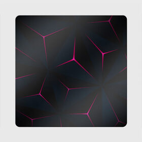 Магнит виниловый Квадрат с принтом Тетраэдр в Тюмени, полимерный материал с магнитным слоем | размер 9*9 см, закругленные углы | геометрическая фигура | многогранник | неоновый тетраэдр | тетраэдр | тетраэдры | треугольник | треугольники | четырехгранник