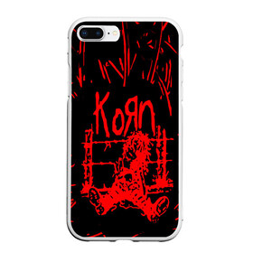 Чехол для iPhone 7Plus/8 Plus матовый с принтом korn в Тюмени, Силикон | Область печати: задняя сторона чехла, без боковых панелей | acoustic | blind | coming undone | download | falling away from me | freak on a leash | korn | lyrics | music | narcissistic cannibal | official | official video | twisted transistor | vevo | word up | группа слипнот | коян | рок