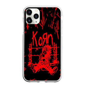 Чехол для iPhone 11 Pro матовый с принтом korn в Тюмени, Силикон |  | acoustic | blind | coming undone | download | falling away from me | freak on a leash | korn | lyrics | music | narcissistic cannibal | official | official video | twisted transistor | vevo | word up | группа слипнот | коян | рок