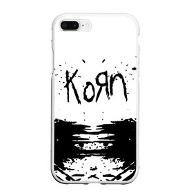 Чехол для iPhone 7Plus/8 Plus матовый с принтом korn в Тюмени, Силикон | Область печати: задняя сторона чехла, без боковых панелей | acoustic | blind | coming undone | download | falling away from me | freak on a leash | korn | lyrics | music | narcissistic cannibal | official | official video | twisted transistor | vevo | word up | группа слипнот | коян | рок