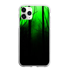 Чехол для iPhone 11 Pro матовый с принтом G-loomy в Тюмени, Силикон |  | fog | forest | gloomy | green fog | night | radiation | trees | деревья | зеленый туман | лес | мрачный | ночь | радиация | туман