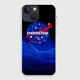 Чехол для iPhone 13 mini с принтом IMPOSTOR  NASA. в Тюмени,  |  | Тематика изображения на принте: among us | galaxy | imposter | impostor | nasa | space | space company | star | there is impostor among us | амонг ус | астрономия | галактика | звезды | игра | космическая компания | космос | мем | наса | предатель | предатель среди 