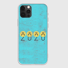 Чехол для iPhone 12 Pro Max с принтом 2020 YEAR в Тюмени, Силикон |  | Тематика изображения на принте: 2020 год | грустный смайл | мем | мем с 2020 годом | необычное | прикольное