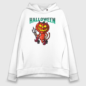 Женское худи Oversize хлопок с принтом Halloween в Тюмени, френч-терри — 70% хлопок, 30% полиэстер. Мягкий теплый начес внутри —100% хлопок | боковые карманы, эластичные манжеты и нижняя кромка, капюшон на магнитной кнопке | blood | diablo | haloween | horror | дьявол | зомби | кости | кровь | мозги | мясо | страшилка | ужасы | хеллоуин | хелоуин