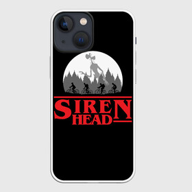Чехол для iPhone 13 mini с принтом Siren Head в Тюмени,  |  | 6789 | foundation | head | scp | siren | sirenhead | stranger | things | голова | дела | объект | объекты | очень | сирена | сиреноголовый | странные | фонд