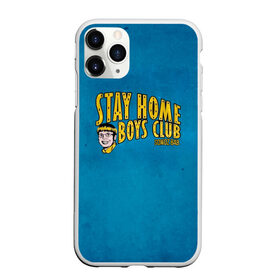 Чехол для iPhone 11 Pro матовый с принтом Stay home boys club в Тюмени, Силикон |  | bab | rap | sqwoz | sqwoz bab | ауф | ой | реп | репер | рэп | рэпер | сквоз баб | сквозь баб | хип хоп