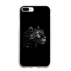 Чехол для iPhone 7Plus/8 Plus матовый с принтом Леопард в Тюмени, Силикон | Область печати: задняя сторона чехла, без боковых панелей | голова леопарда | животные | звери | леопард | хищники