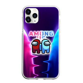 Чехол для iPhone 11 Pro матовый с принтом Among Us glow в Тюмени, Силикон |  | among us | game | rdamgus | амонг ас | амунг ас | игра | космонавт | космос | мультяшный | персонаж