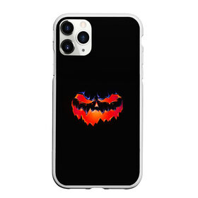 Чехол для iPhone 11 Pro матовый с принтом HALLOWEEN в Тюмени, Силикон |  | злая тыква | подарок на хэллоуин | тыква светящаяся | хэллоуин