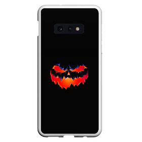 Чехол для Samsung S10E с принтом HALLOWEEN в Тюмени, Силикон | Область печати: задняя сторона чехла, без боковых панелей | злая тыква | подарок на хэллоуин | тыква светящаяся | хэллоуин