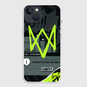 Чехол для iPhone 13 с принтом WATCH DOGS: LEGION. в Тюмени,  |  | action adventure | ctos | ded sec | fox | hacker | legion | watch dogs | watch dogs 2 | watch dogs legion свинья | watch dogs: legion | вотч догс | вотч догс 2 | вотч догс легион | вотч догс легион свинья | игра | легион | свинья | хакер | 