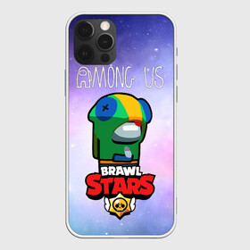 Чехол для iPhone 12 Pro с принтом Among us and Brawl Stars  в Тюмени, силикон | область печати: задняя сторона чехла, без боковых панелей | among | among us | among us and brawl stars | among us brawl | among us brawl stars | among us brawl stars леон | among us leon | among us leon brawl stars | among us леон | brawl | brawl stars | brawl stars leon | амонг ас бравл старс | амонг 