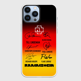 Чехол для iPhone 13 Pro Max с принтом RAMMSTEIN АВТОГРАФЫ УЧАСТНИКОВ в Тюмени,  |  | du hast | mein herz | rammstein | rammstein sonne. | группа rammstein | ду хаст | песня рамштайн | рамштайн | тилль линдеманн