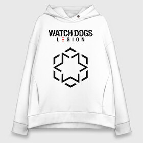 Женское худи Oversize хлопок с принтом Футурологи Watch Dogs Legion в Тюмени, френч-терри — 70% хлопок, 30% полиэстер. Мягкий теплый начес внутри —100% хлопок | боковые карманы, эластичные манжеты и нижняя кромка, капюшон на магнитной кнопке | action | action adventure | game watch dogs | legion | watch dogs | watch dogs legion | ватч догз легион | ватч догс | знак футурологи | игра watch dogs | клан | кланы | легион | лого | логотип | логотип watch dogs | лондон | надпись | футу