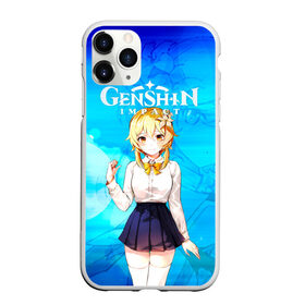 Чехол для iPhone 11 Pro матовый с принтом Genshin Impact - Lumine в Тюмени, Силикон |  | amber | anime | anime girl | game | gamer | genshin | genshin impact | genshin impact logo | genshin impact lumine | jean | jrpg | lisa | lumine | rpg | zelda | аниме | геншин импакт | джин | зельда | игра | лиза | люмине | люмине генши