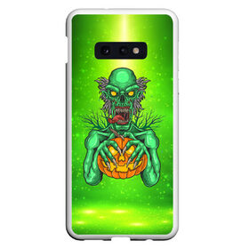 Чехол для Samsung S10E с принтом Zombie в Тюмени, Силикон | Область печати: задняя сторона чехла, без боковых панелей | blood | diablo | haloween | horror | дьявол | зомби | кости | кровь | мозги | мясо | страшилка | ужасы | хеллоуин | хелоуин