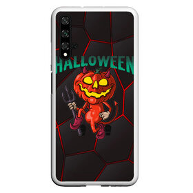 Чехол для Honor 20 с принтом Halloween в Тюмени, Силикон | Область печати: задняя сторона чехла, без боковых панелей | blood | diablo | haloween | horror | дьявол | зомби | кости | кровь | мозги | мясо | страшилка | ужасы | хеллоуин | хелоуин