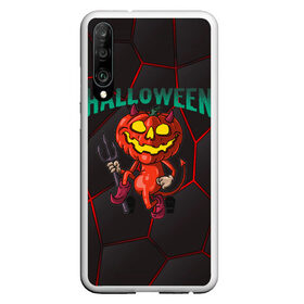 Чехол для Honor P30 с принтом Halloween в Тюмени, Силикон | Область печати: задняя сторона чехла, без боковых панелей | blood | diablo | haloween | horror | дьявол | зомби | кости | кровь | мозги | мясо | страшилка | ужасы | хеллоуин | хелоуин