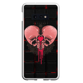 Чехол для Samsung S10E с принтом Halloween love в Тюмени, Силикон | Область печати: задняя сторона чехла, без боковых панелей | Тематика изображения на принте: 